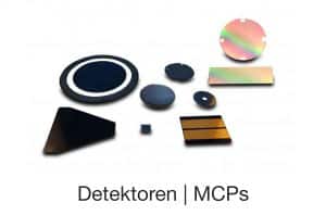 Produktkategorie Detektoren & MCPs