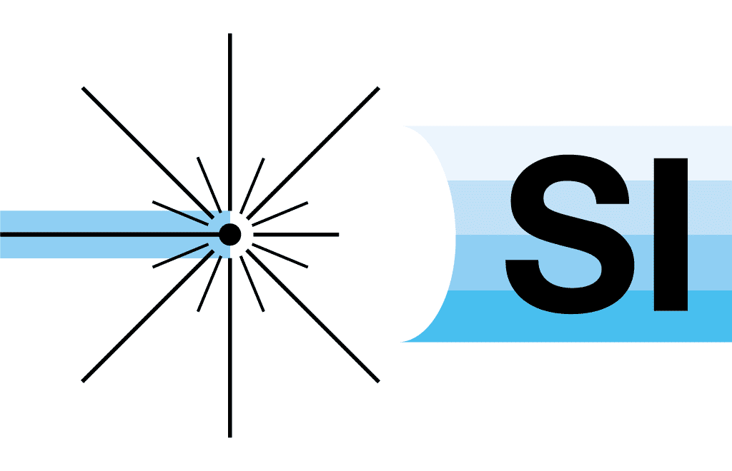 SI Firmenlogo Laser und SI-Initiale